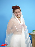 Lucy V as A your beloved yet sexy bride wants to take you for a far-out sexy adventure. Don't be late!